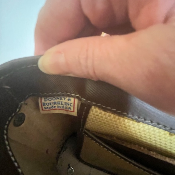 VTG DOONEY & BOURKE #42315 Croc Embossed Leather Mulberry Shoulder Crossbody Bag - Picture 7 of 9